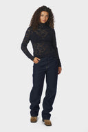 Liza Laceflower Lace Blouse | Neo Noir