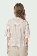 Evienne Voile V-Neck Blouse | Neo Noir