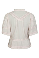 Evienne Voile V-Neck Blouse | Neo Noir