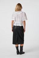 Evienne Voile V-Neck Blouse | Neo Noir