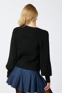 Muscado Gebreide Cardigan | Neo Noir