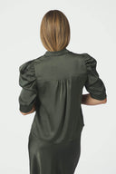 Roella Satijnen V-Hals Blouse | Neo Noir