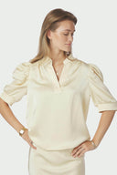 Roella Satijnen V-Hals Blouse