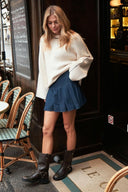 Laurina Denim Skirt | Neo Noir