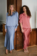 Rosslyn Satin Blouse