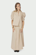Roella Poplin Cotton Blouse | Neo Noir