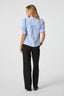 Diana Gestreepte Strass Blouse