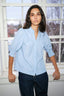 Diana Gestreepte Strass Blouse