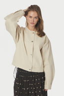 Mavis Korte Cropped Denim Jeans Jas