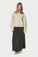 Mavis Korte Cropped Denim Jeans Jas