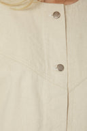 Mavis Korte Cropped Denim Jeans Jas