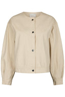 Mavis Korte Cropped Denim Jeans Jas