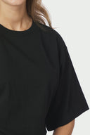 Asha Boxy Centered T-Shirt | Neo Noir