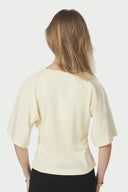 Asha Boxy Centered T-Shirt | Neo Noir