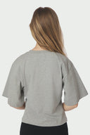 Asha Boxy Centered T-Shirt | Neo Noir