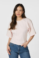 Asha Boxy Centered T-Shirt | Neo Noir