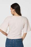 Asha Boxy Centered T-Shirt | Neo Noir