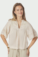 Siama Voile V-Hals Blouse