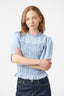 possini-geruite-smock-blouse-light-blue-neo-noir-model-vooraanzicht-1