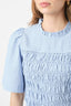 possini-geruite-smock-blouse-light-blue-neo-noir-model-detail-1