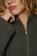 Asley Rits Gebreide Cardigan Vest | Neo Noir