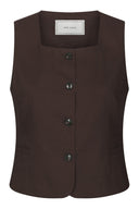 yula-linnen-mouwloze-gilet-vest-dark-brown-neo-noir-productfoto-vooraanzicht-1