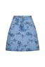 Gabani Broderie Denim Jeans Rok