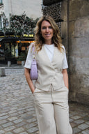 samara-melange-wikkelvest-beige-mouwloos-neo-noir-1