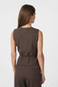 Samara Melange Mouwloos Wikkelvest Gilet