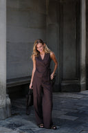 Samara Melange Mouwloos Gilet Vest | Neo Noir