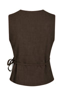 samara-melange-wikkelvest-brown-melange-mouwloos-neo-noir-productfoto-achteraanzicht-1