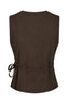 Samara Melange Mouwloos Wikkelvest Gilet
