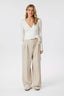Nia Jersey Wrap Blouse