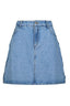 Kessia Denim Jeans Braided Skirt