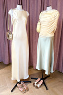 Celinie Maxi Satin Dress | Neo Noir