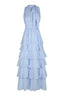 Marli Solid Chiffon Jurk