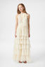 Marli Solid Chiffon Jurk