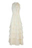 Marli Solid Chiffon Jurk