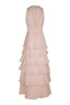 Marli Solid Chiffon Jurk