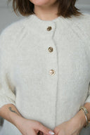 Benuta Fluffy Gebreide Cardigan | Neo Noir
