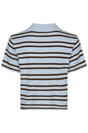 Mulann Gebreide Polo Top | Neo Noir