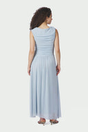 Cludine Maxi Mesh Dress | Neo Noir