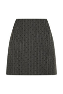 roe-mini-rok-stippen-dark-grey-melange-neo-noir-productfoto-achteraanzicht-1