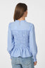 possa-twist-gestreepte-smock-blouse-light-blue-neo-noir-model-achteraanzicht-1