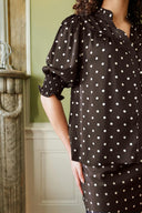 Viso Polka Dot Maxi Skirt | Neo Noir