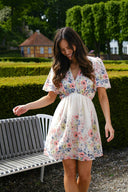 Shena Flower Print Dress | Neo Noir