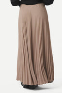 boni-simple-plissé-rok-dark-taupe-neo-noir-model-achteraanzicht-1