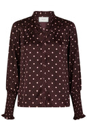 camisa-dot-blouse-burgundy-neo-noir-productfoto-vooraanzicht-1