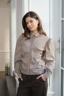 Ritta Gestreepte Hemd Blouse | Neo Noir