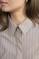 Ritta Striped Shirt Blouse | Neo Noir